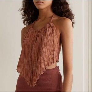 Savannah Morrow “Jaya” tie halter top